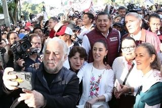 El pueblo, la fuerza de L&oacute;pez Obrador remarca Armenta