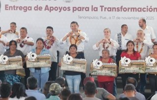 Insumos y tecnolog&iacute;a para el campo impulsan soberan&iacute;a alimentaria en Tenampulco: Armenta