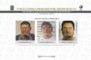 Vinculados a proceso por abuso sexual en Puebla, Tecamachalco y Cuautlancingo&nbsp;
