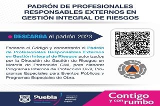 Ayuntamiento de Puebla publica padr&oacute;n de registro de pregir