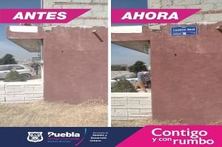 Instala Ayuntamiento de Puebla m&aacute;s de 2.6 mil nuevas placas de nomenclatura