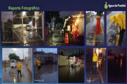 Atienden contingencias por lluvias intensas: Agua de Puebla refuerza respuesta en zonas cr&iacute;ticas