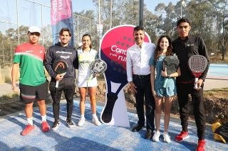 Amalucan es sede de la primera cancha p&uacute;blica de p&aacute;del en Puebla capital