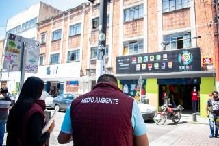 Ayuntamiento de Puebla realiza inspecciones para detectar anuncios irregulares