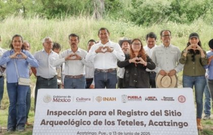 Acatzingo Puebla en el mapa mundial con rescate de zona arqueol&oacute;gica