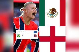 Noruega elimina a Brasil y ya espera rival entre M&eacute;xico e Inglaterra