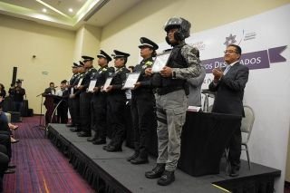 Iniciativa privada reconoce labor de la polic&iacute;a de Puebla capital