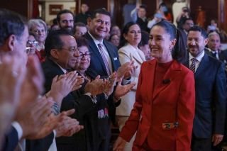 Acude Alejandro Armenta a informe de la jefa de gobierno Claudia Sheinbaum