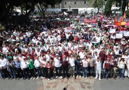 Puebla respalda con firmeza a la presidenta Claudia Sheinbaum a dos a&ntilde;os del triunfo