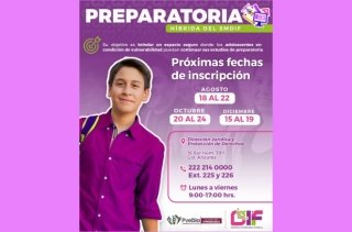Ofrece SMDIF programa de preparatoria h&iacute;brida para menores de 18 a&ntilde;os