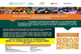 Fundaci&oacute;n Granjas Carroll de M&eacute;xico hace campa&ntilde;a de acopio de alimentos