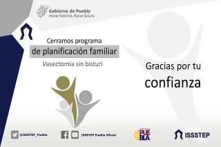 Cierra ISSSTEP registro para procedimiento de vasectom&iacute;a sin bistur&iacute;