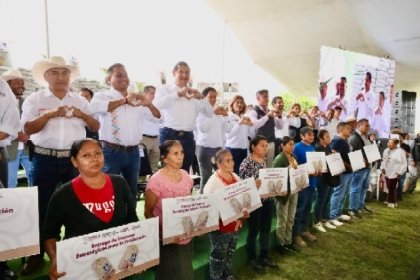 Entrega Gobierno de Puebla 20 mdp para fortalecer el campo y obra comunitaria