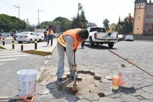 Atiende Brigada Urbana del Centro Hist&oacute;rico en el Bulevar 5 de Mayo