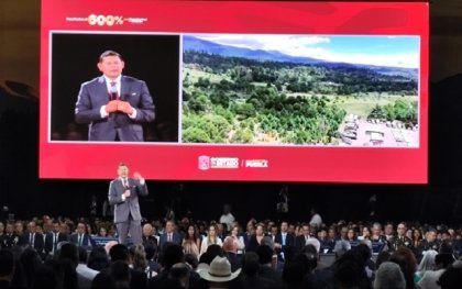 A 600 d&iacute;as de gobierno, Armenta presume fin de deuda y baja de delitos en Puebla