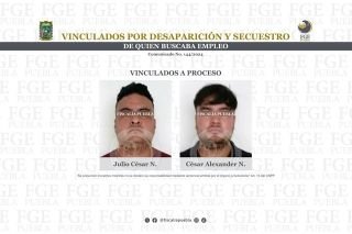 Vinculados por desaparici&oacute;n y secuestro; ofrec&iacute;an empleo para secuestrarlos