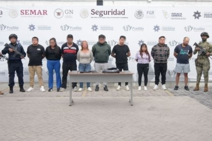 Asegura la SSC a nueve personas armadas y con inhibidores de se&ntilde;al