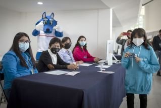 Rectora Lilia Cedillo entrega credenciales BUAP a estudiantes matr&iacute;culas 2020 y 2021