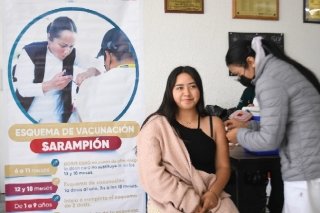 M&aacute;s de 1 mill&oacute;n de vacunas aplicadas; el sarampi&oacute;n a la baja en Puebla