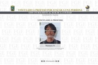 Vinculan a proceso a &ldquo;Jason poblano&rdquo; tras atacar a una persona con machete