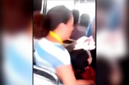 Mujer pierde dientes y su hijo se disloca la pierna por culpa de conductor de la Ruta 2A
