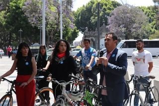 Ayuntamiento de Puebla se sum&oacute; a la campa&ntilde;a "30 D&iacute;as en Bici"