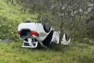Segundo accidente del d&iacute;a: volcadura en la carretera del Jab&oacute;n deja dos lesionados en Teziutl&aacute;n