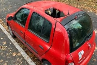La ca&iacute;da de un meteorito en Francia dej&oacute; da&ntilde;os en un carro