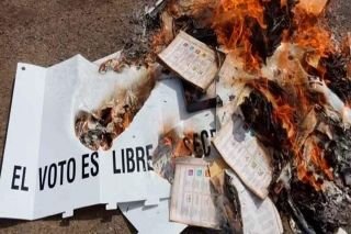 Por destruir boletas electorales la FGE vincul&oacute; a 7 personas