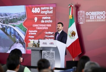 Con puente de la transformaci&oacute;n, Gobierno Estatal pone fin a 7 d&eacute;cadas de marginaci&oacute;n