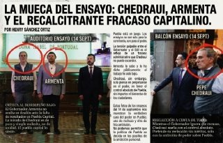 Incompetente y ambicioso: Chedraui muerde la mano de Armenta mientras hunde a Puebla