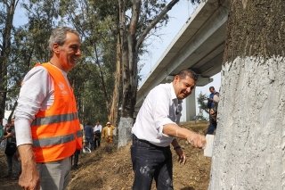 Contin&uacute;a la obra humana con las faenas por un Puebla limpio y seguro