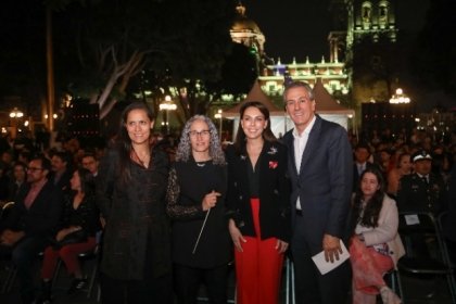 Macroconcierto sinf&oacute;nico engalan&oacute; el Z&oacute;calo de la Ciudad en el marco del 494 aniversario de la fundaci&oacute;n de Puebla