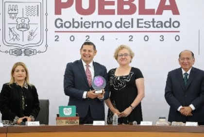Por manejo transparente de recursos p&uacute;blicos, Gobierno de Puebla obtiene reconocimiento nacional
