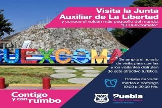 Ayuntamiento de puebla ampl&iacute;a horario de visita del cuexcomate