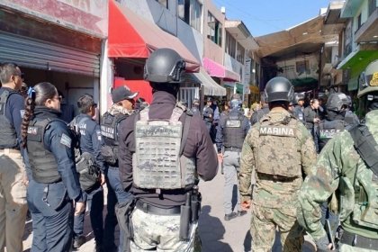 Marina y Polic&iacute;a Estatal contin&uacute;an vigilancia en la central de abastos