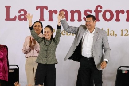 La transformaci&oacute;n avanza en Puebla de la mano de la presidenta Claudia Sheinbaum
