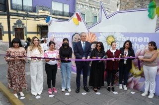 Gobierno de la Ciudad dedica mural a mujeres sobrevivientes de violencia &aacute;cida