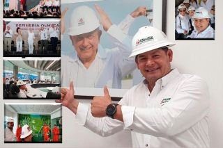 Desde Puebla continuaremos con la aplicaci&oacute;n de una econom&iacute;a social y el progreso energ&eacute;tico como en la Refiner&iacute;a Olmeca: Armenta