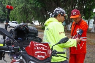 Fortalece Gobierno de Puebla el Sistema de Emergencias M&eacute;dicas con Motoambulancias