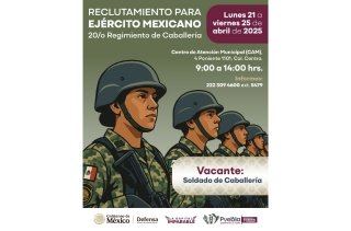 Gobierno de la Ciudad y SEDENA abren reclutamiento para caballer&iacute;a