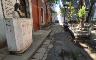 Recupera Gobierno de la Ciudad plazuela &ldquo;Sor Juana In&eacute;s de la Cruz&rdquo;