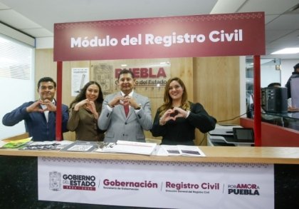 Nuevo m&oacute;dulo del registro civil en CDMX acerca servicio a poblanos