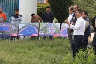 Ayuntamiento de Puebla arranca rehabilitaci&oacute;n de cancha el cobre