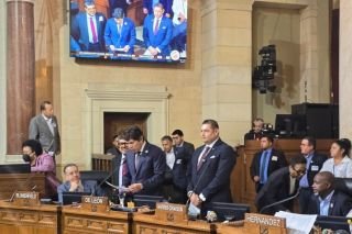 En reuni&oacute;n hist&oacute;rica reciben concejales de la Ciudad de Los &Aacute;ngeles a Alejandro Armenta