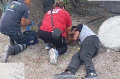 Por desamor y tristeza, hombre intenta quitarse la vida en el canal de Tecamachalco