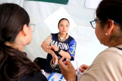 Gobierno estatal, SEMAR y DEFENSA llevan salud y bienestar a Texmelucan