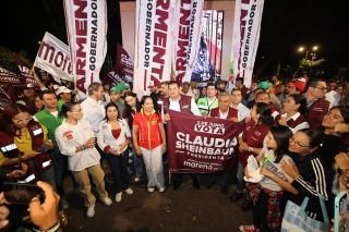 Contundentemente Sheinbaum, ganadora del debate con propuestas: Armenta&nbsp;