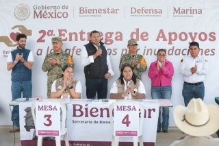 Federaci&oacute;n y estado garantizan apoyo total a familias afectadas por lluvias at&iacute;picas