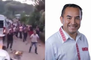 ​&iexcl;A Machetazos! corretean a alcalde de Hueyapan; acusa intento de linchamiento